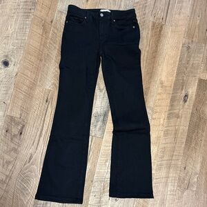 PAIGE Black Bootcut Jeans